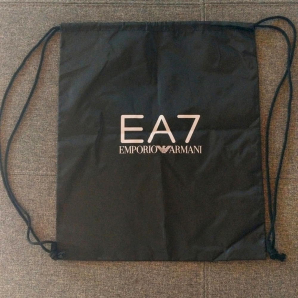 NWOT Emporio Armani EA Drawstring Bag/ Sackpack